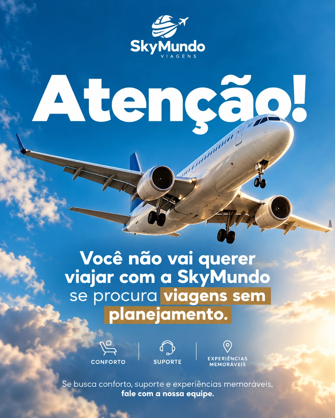 Criativo de campanha do portfólio Nexis