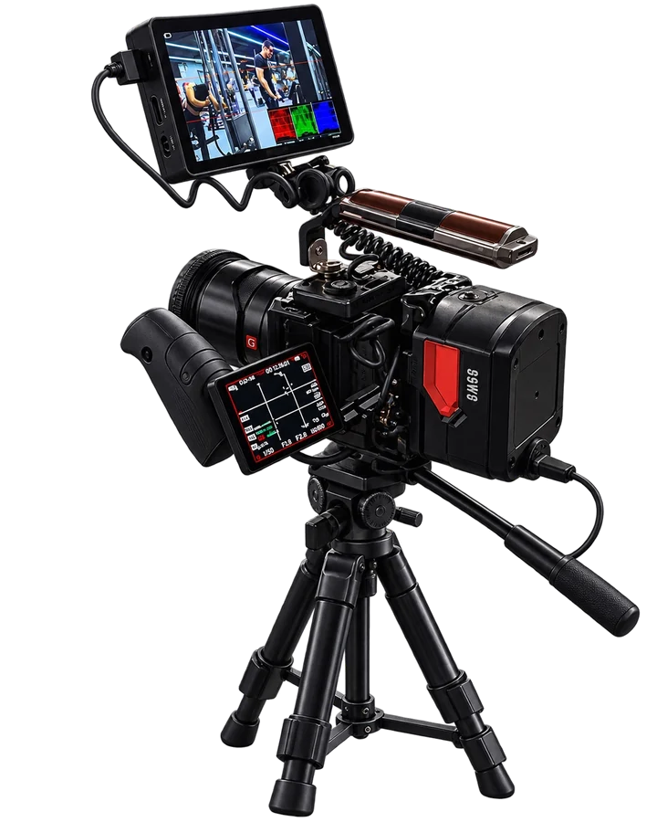 Câmera de produção audiovisual da Nexis